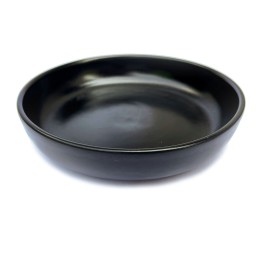 Lėkštė sriubai 18 cm, juoda